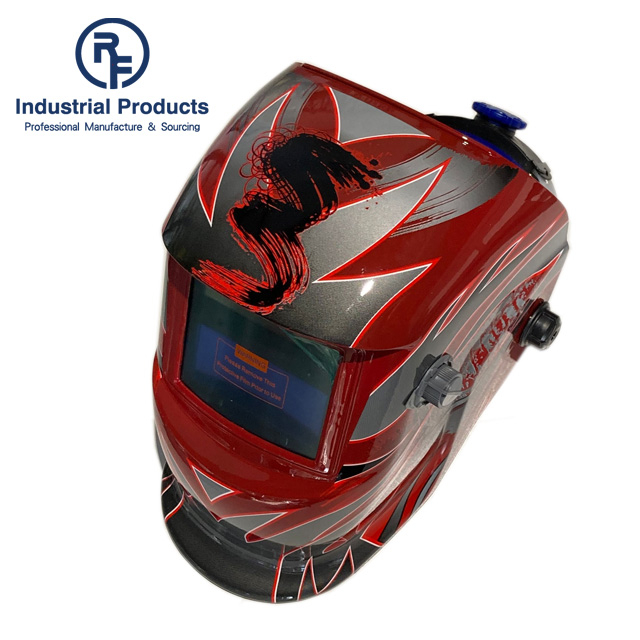 RF New Design Red And Black Auto Darkening Welding Helmets