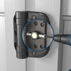 Self Closing Heavy Duty Gate Hinge for Metal Wood Detent Position Hinge