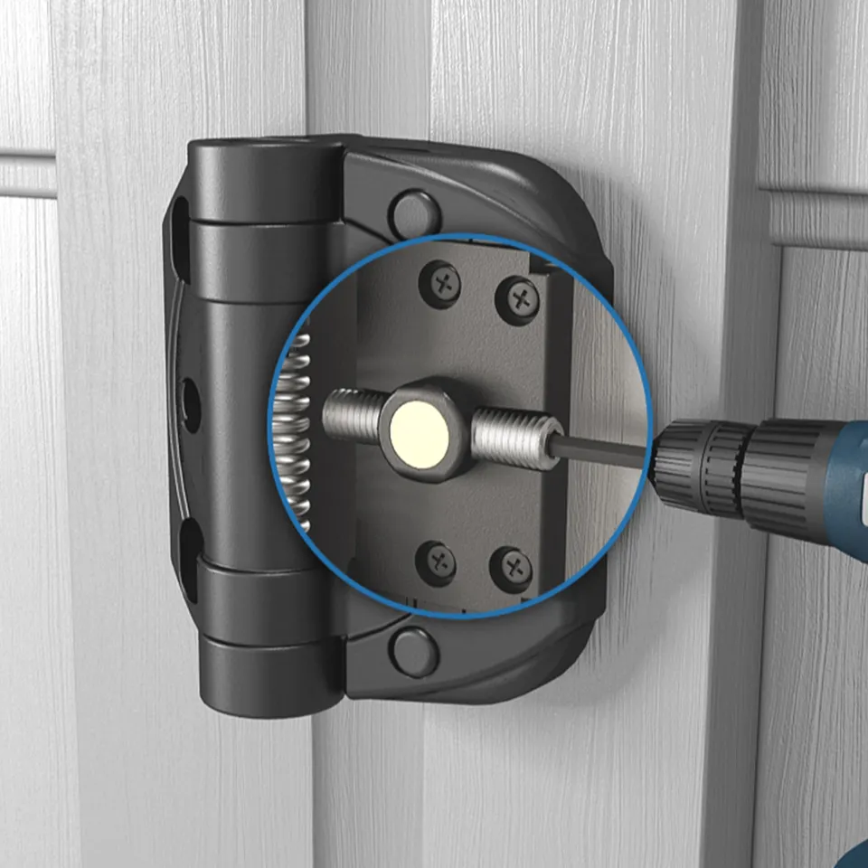 Self Closing Heavy Duty Gate Hinge for Metal Wood Detent Position Hinge