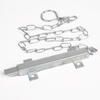 Square Spring Gate Latch with 1/2 Inch Chain