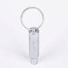 1/2" Galvanized Spring Latch with Key Ring