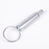 1/2" Galvanized Spring Latch with Key Ring