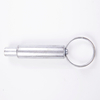 1/2" Galvanized Spring Latch with Key Ring