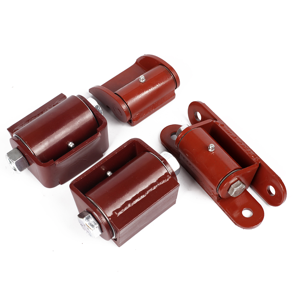 Red Coated Primed Round Mount Gate Hinges